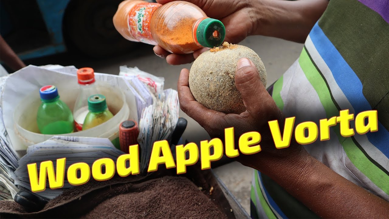 Tasty Wood Apple (kodbel) Vorta @50 Taka। Masala Bel Vorta Recipe । Street Food Bangladesh