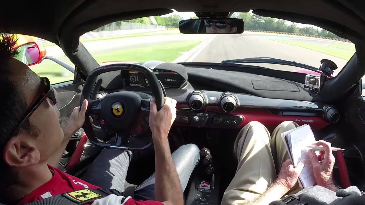 LaFerrari test driver Raffaele de Simone at Fiorano - Wheels