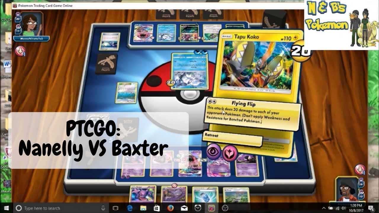 PTCGO Battle 3: Nanelly Vs Baxter