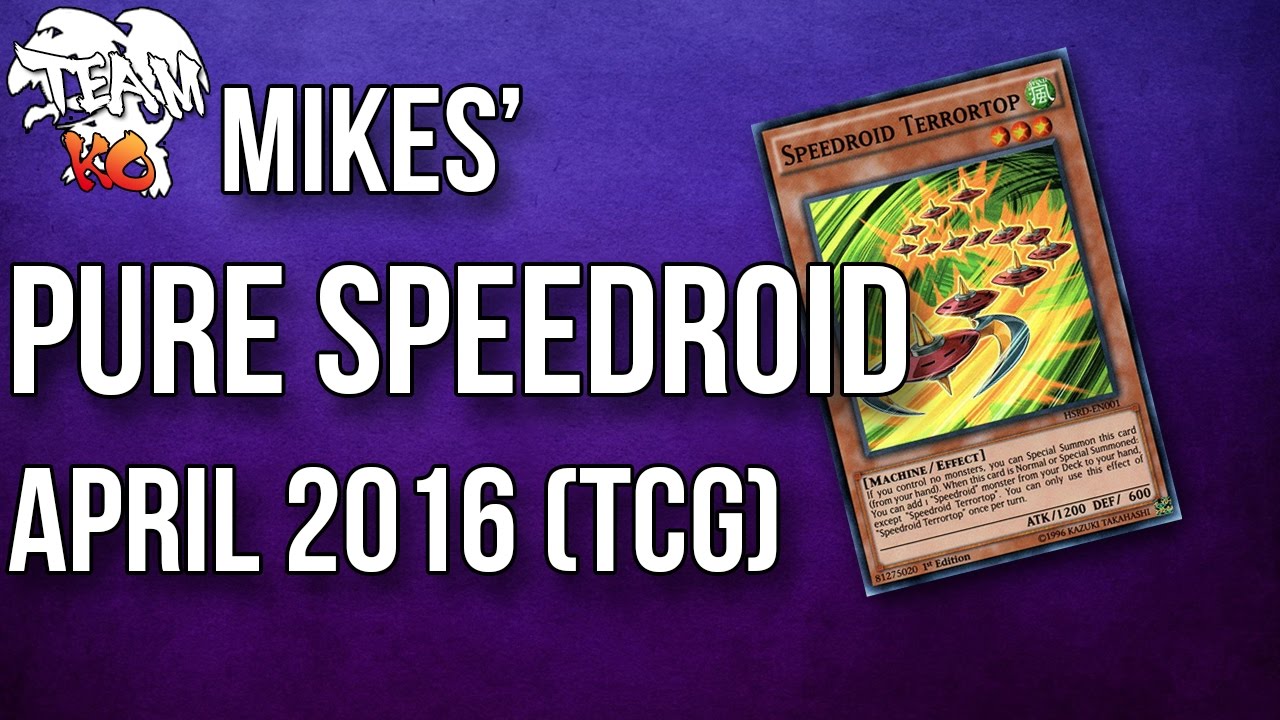 5th Place PURE SPEEDROID deck profile (locals)