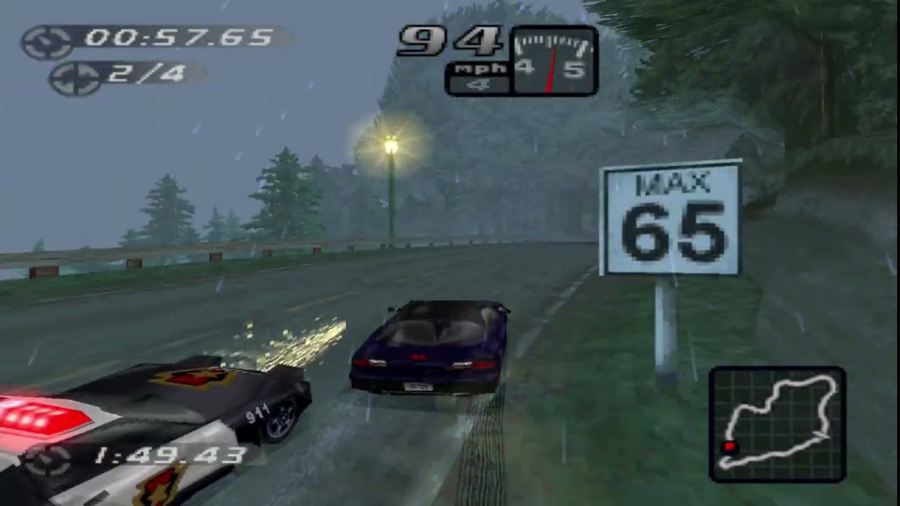 Давайте сыграем в Need For Speed ​​High Stakes (PS1 Revisited) - Бухта Дельфинов - Горячая погоня...