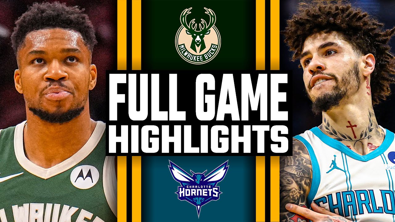 Milwaukee Bucks vs Charlotte Hornets - FULL GAME HIGHLIGHTS | December 29, 2025