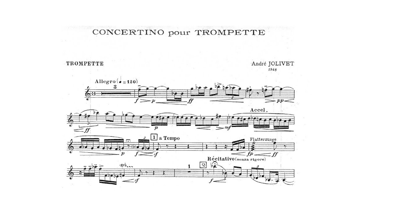 André Jolivet: Concertino (Wynton Marsalis, trumpet) I