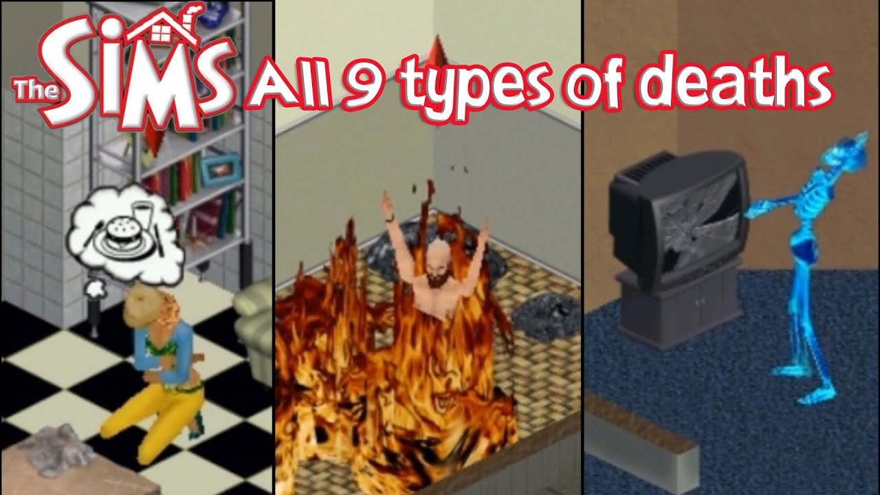 The Sims 1 All 9 Types of Deaths (Base Game + Expansion Packs)