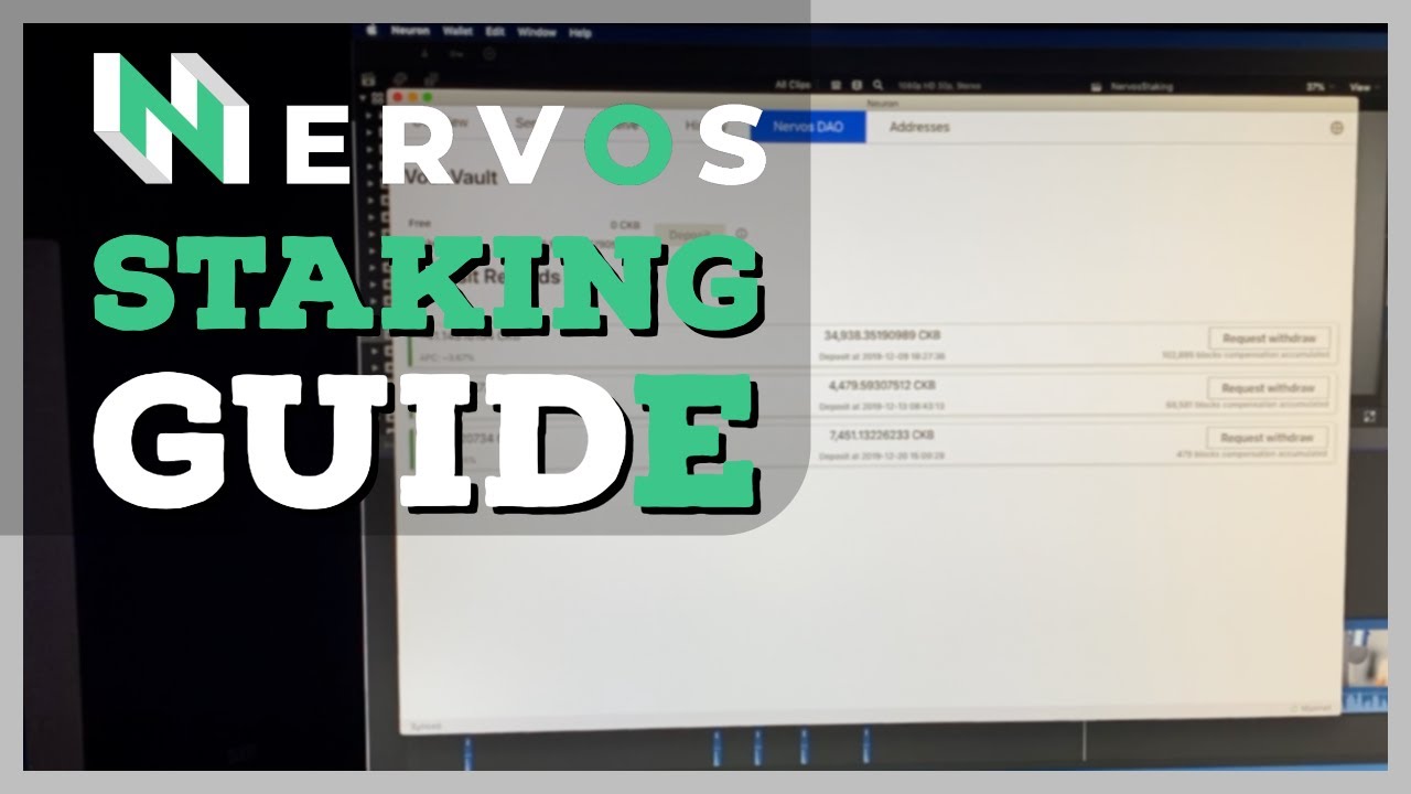 How To Stake Nervos CKBytes | CKB DAO Tutorial