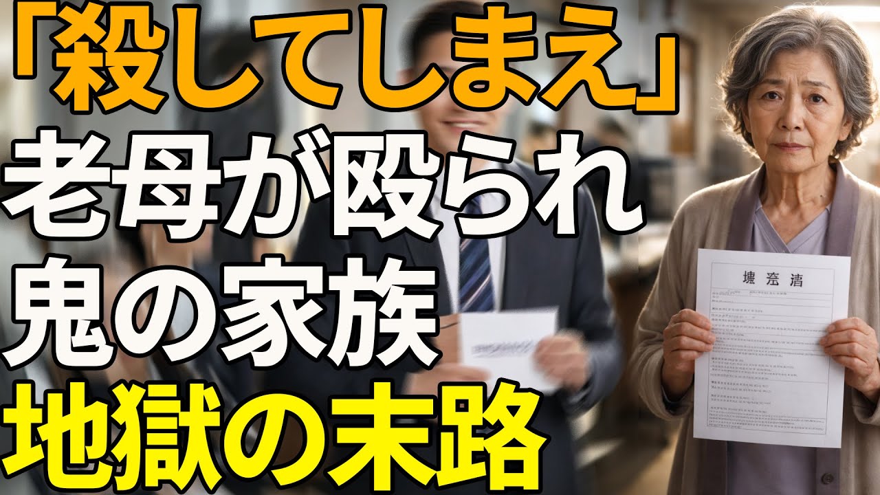 「殺してしまえ、こんな婆さん」70歳の老母が子どもたちの狂気じみた暴力に追い詰められ、命を懸けて立ち上がった【シニアライフ】【60代以上の方へ】