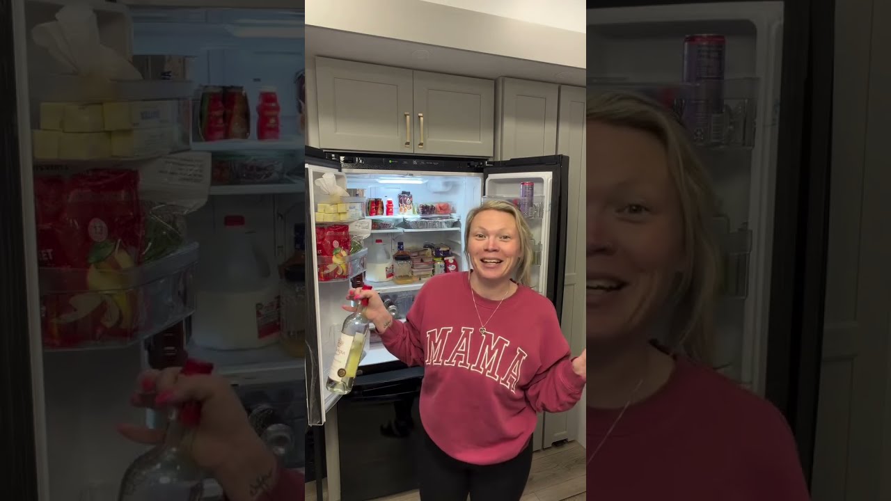 Organize the camper fridge! ##fridgerestock #organizing ❤️ | Michelle Coughran 