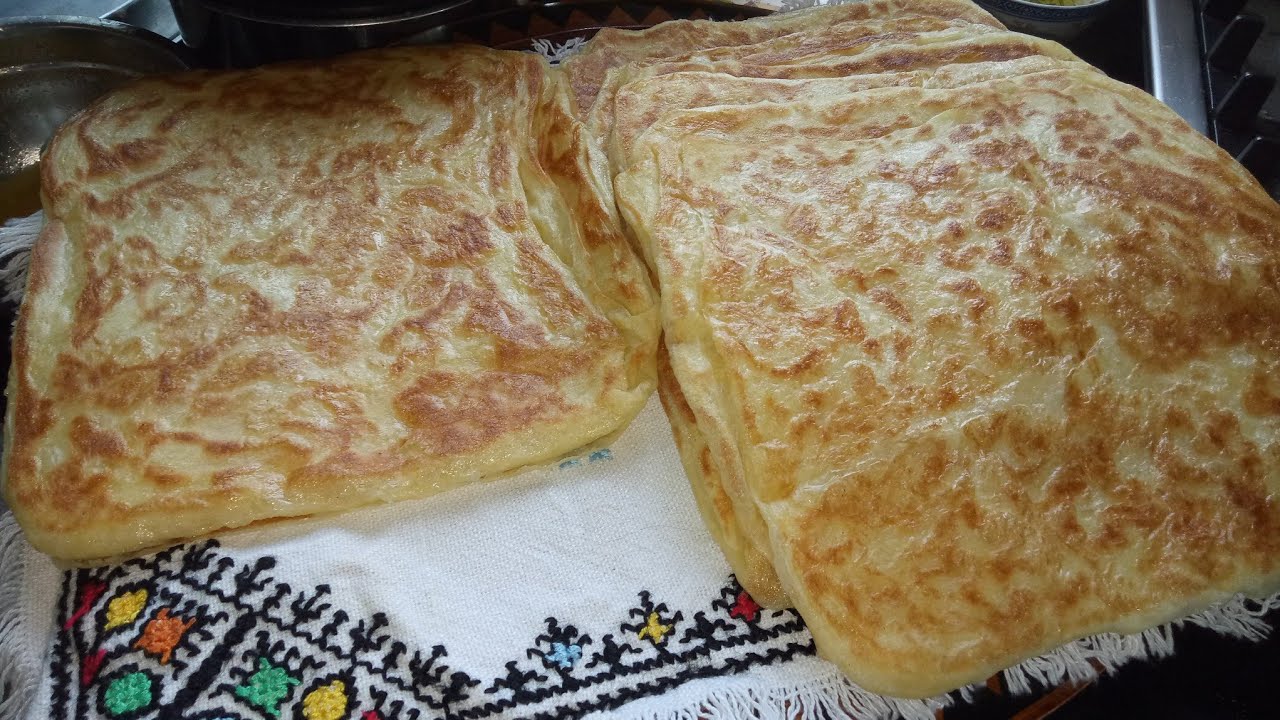 اسهل طريقة لتحضير  مسمن كبير ديال المحترفات عاطي العين مورق خفيف احترافي المهم كيجي خطير  😱