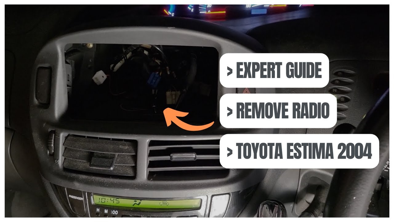 Expert Guide: How to remove factory radio TOYOTA ESTIMA T AERAS-S 2004 JAPAN IMPORTED (Update 2025)