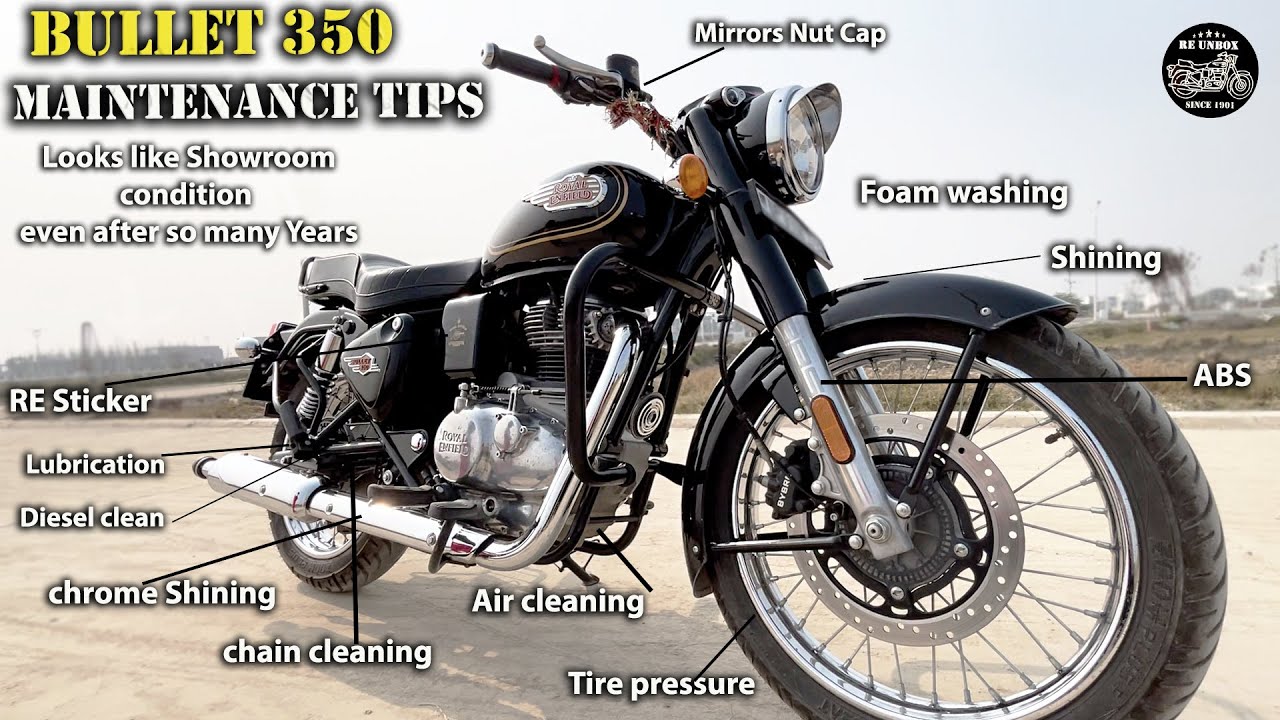 New Bullet 350 Complete Maintenance Tips at home,Like showroom condition even after so many years.4K