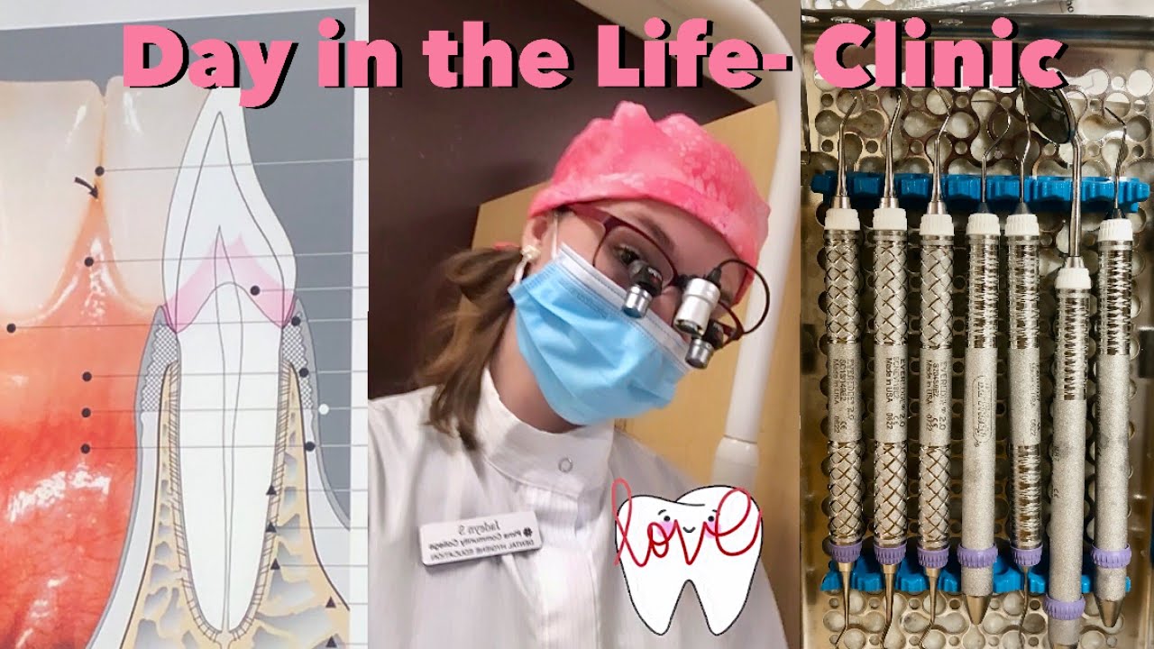 DAY IN THE LIFE OF A DENTAL HYGIENE STUDENT - EXAMS & CLINIC