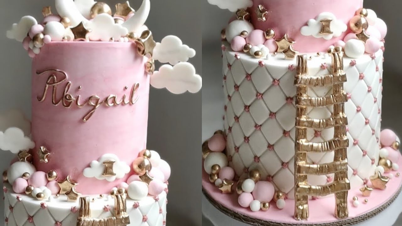 Tutorial: 2-Tier 1st Birthday Cake