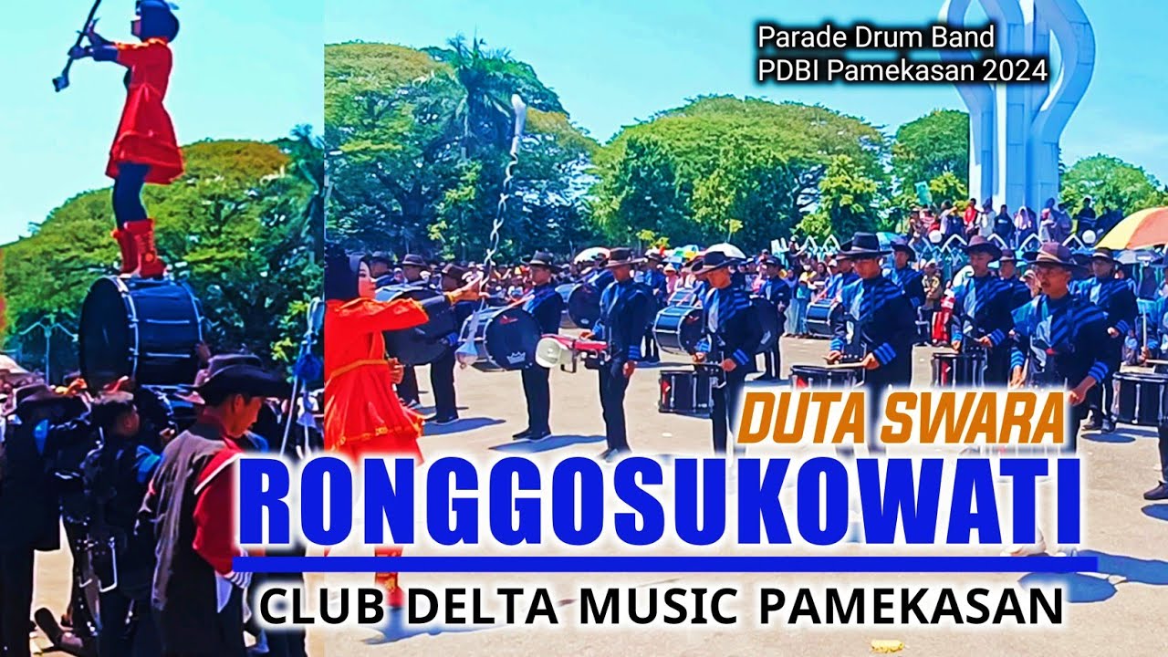 RONGGOSUKOWATI DUTA SWARA.// PARADE DRUM BAND PDBI PAMEKASAN 2024