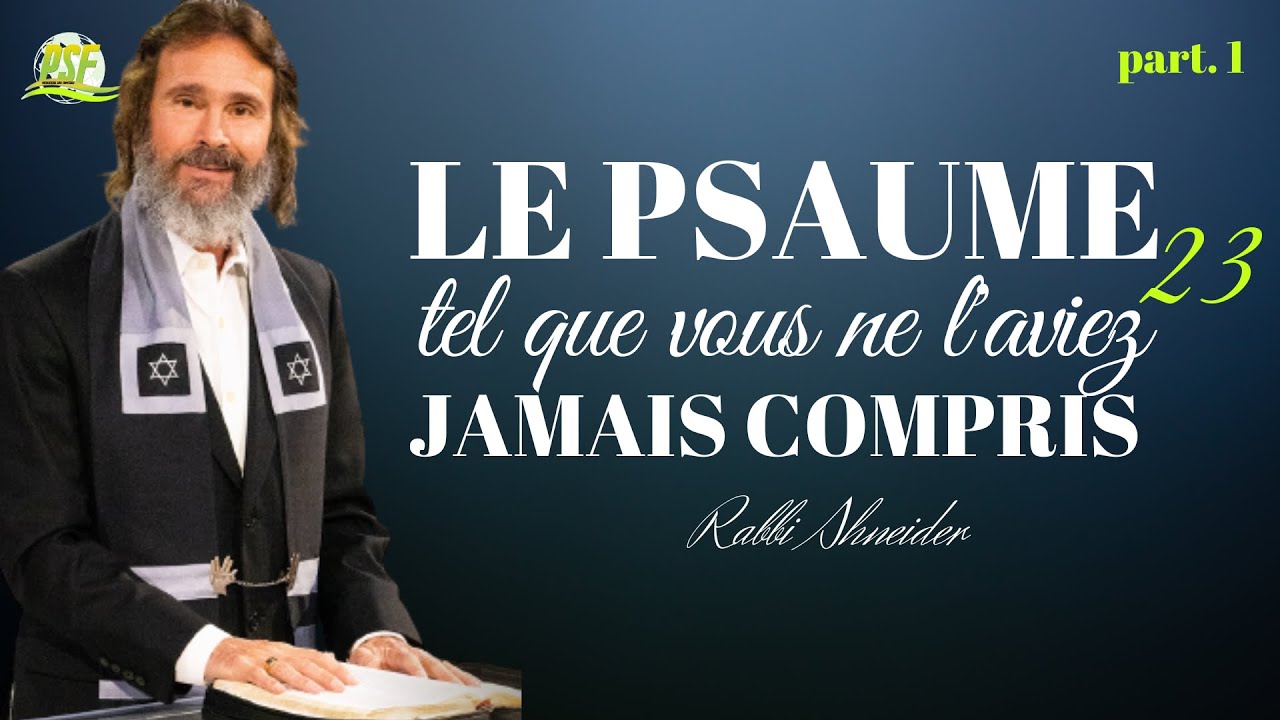 Le Psaume 23 Tel Que Vous ne L'aviez Jamais Compris | Rabbi Shneider