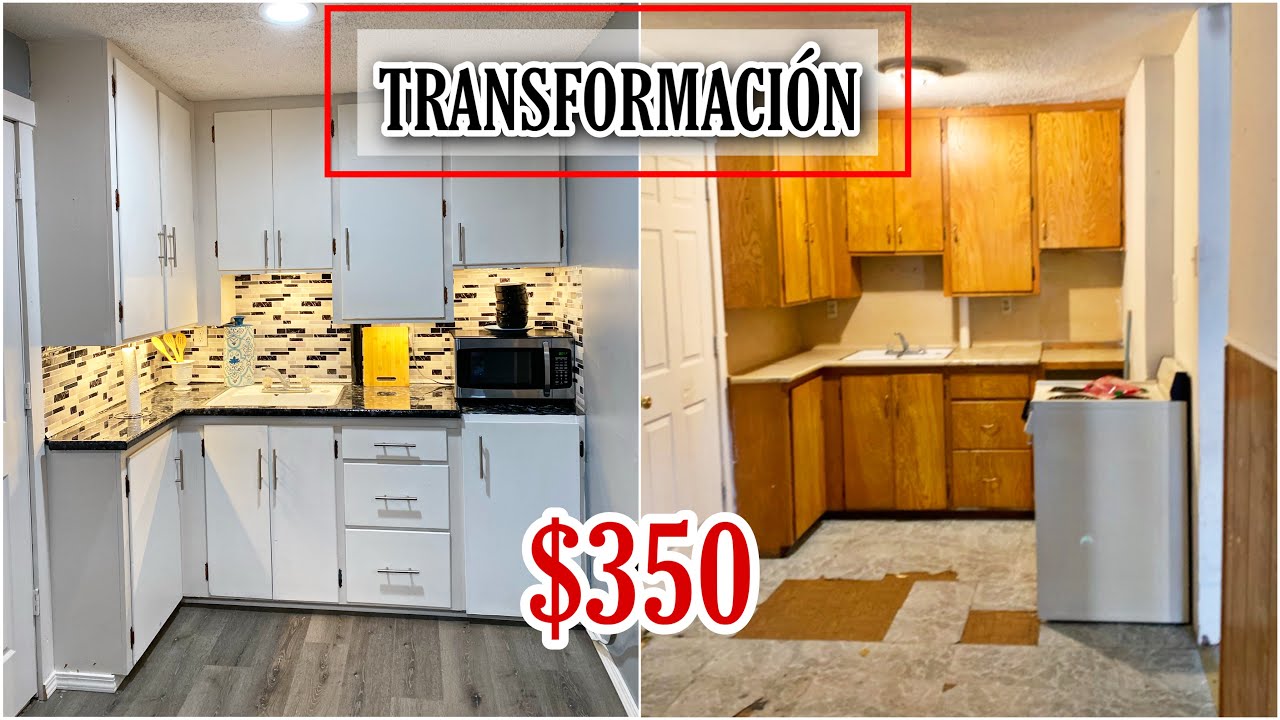 REMODELA TU COCINA FACIL Y BARATO! PASO A PASO! +TOUR COCINA DE MIS PAPAS!❤️