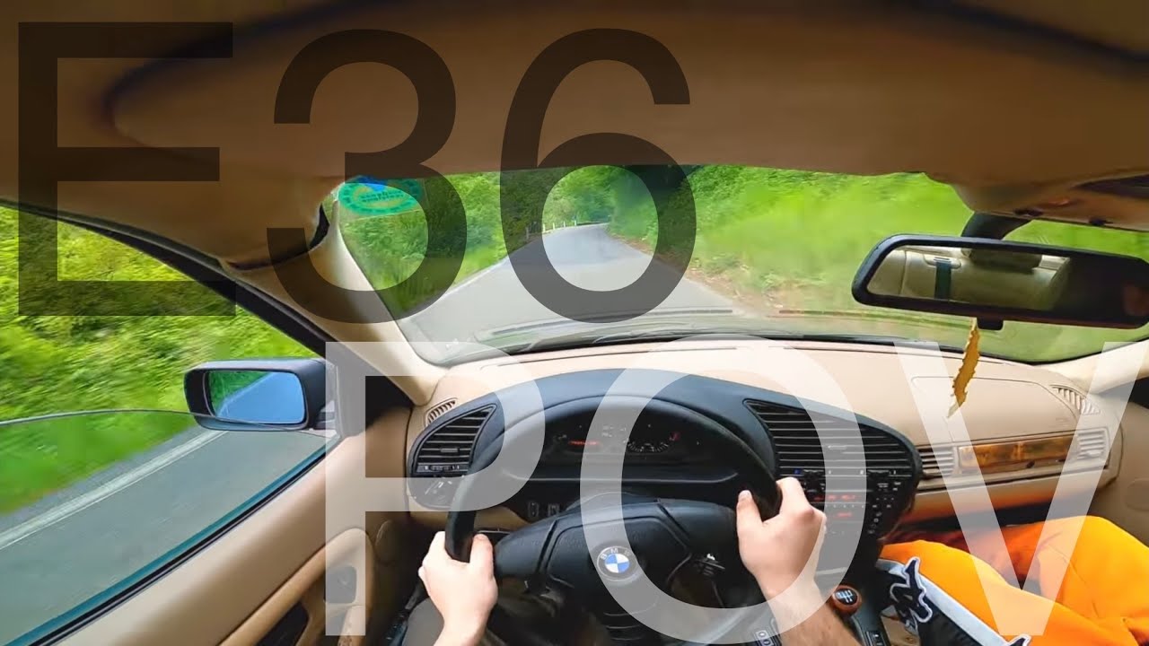 BMW E36 323i | Mountain Grip Run #3 | INSANE STEREO M52 INTAKE SOUND