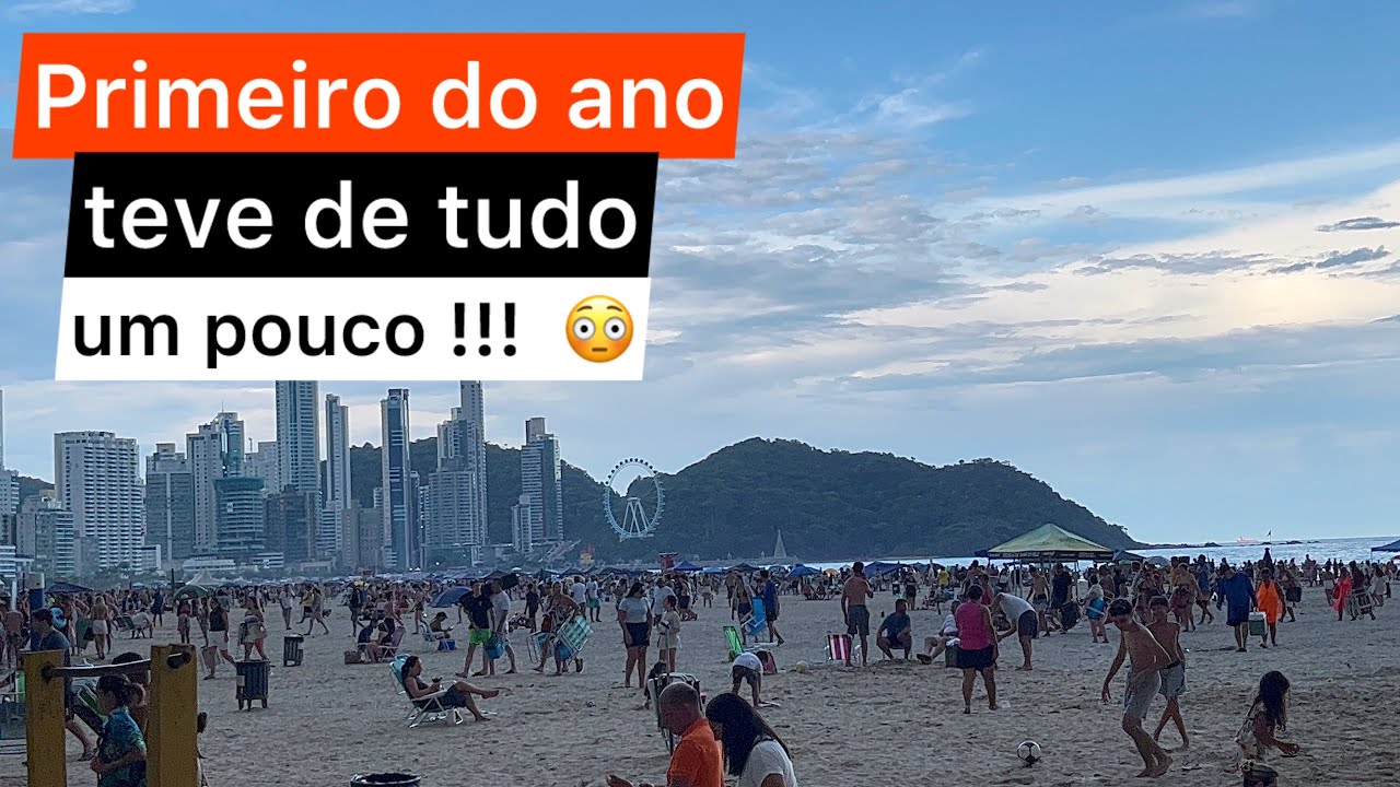 Praia Lotada, sol, chuva, brig@, confusão, p0lici@ !
