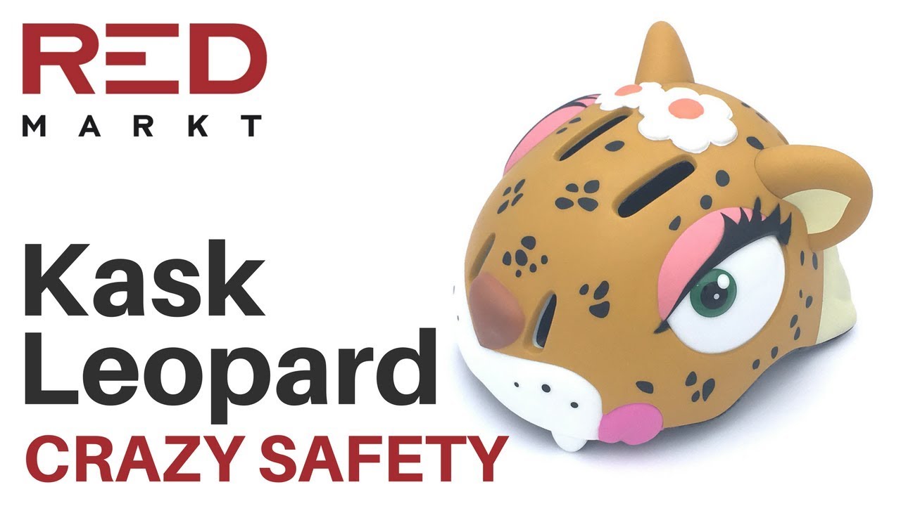 CRAZY SAFETY Leopard kask dla dzieci | REDMARKT.pl