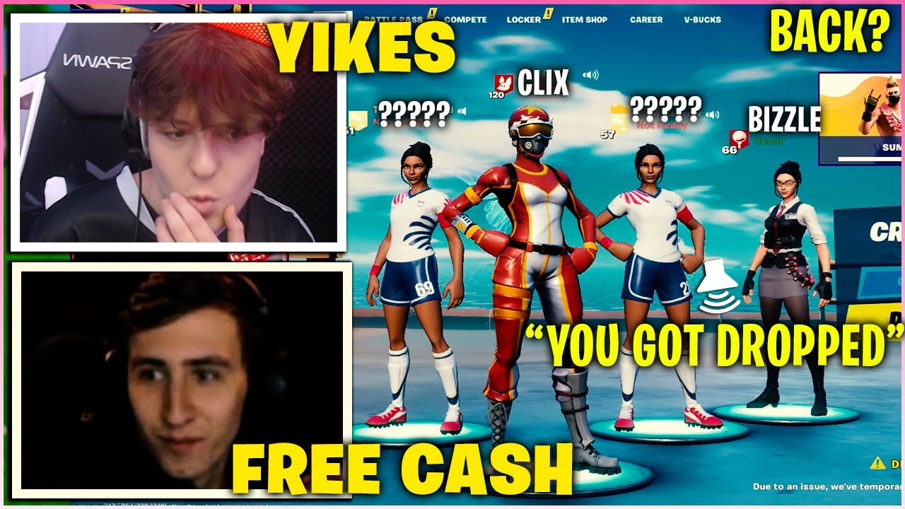 CLIX *REUNITES* With FaZe BIZZLE After TRIO SPLIT & DESTROY *TOXIC* PROS In 2v2 Zone Wars Wagers!