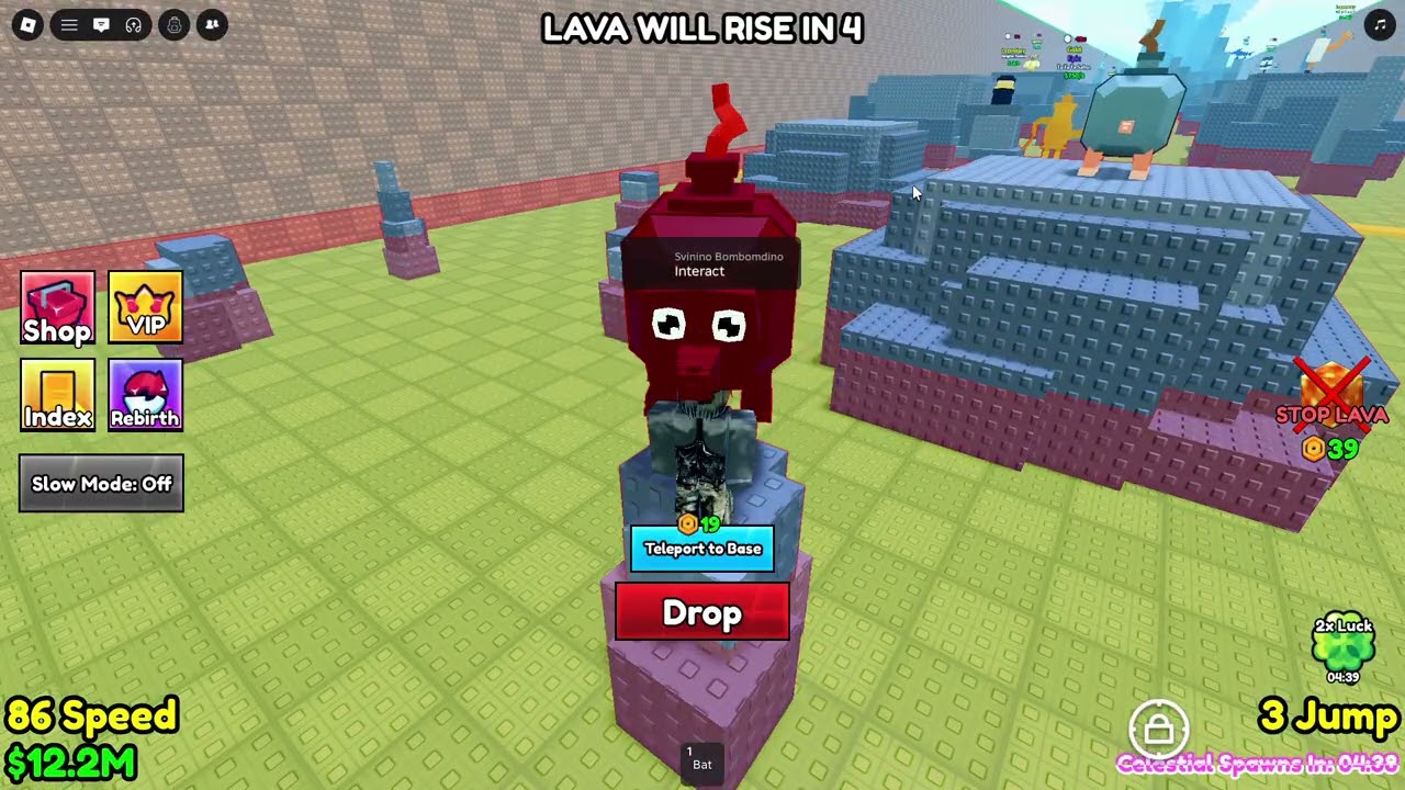 Survive Lava For Brainrots!
