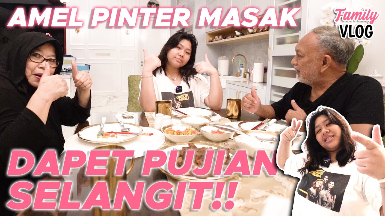 AMEL UDAH GA MALU DEPAN KAMERA 👍