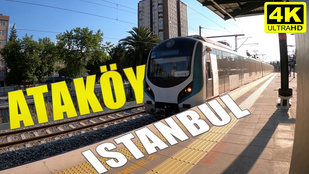 4K ISTANBUL WALK 🇹🇷 ATAKÖY SCOOTER RIDING TURKEY 4K