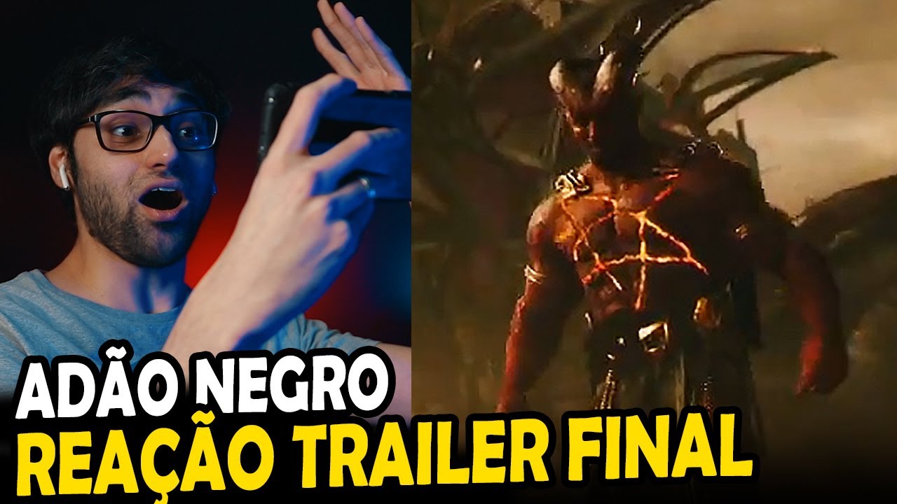SABBAC REVELADO! REAÇÃO ADÃO NEGRO TRAILER FINAL + ANÁLISE