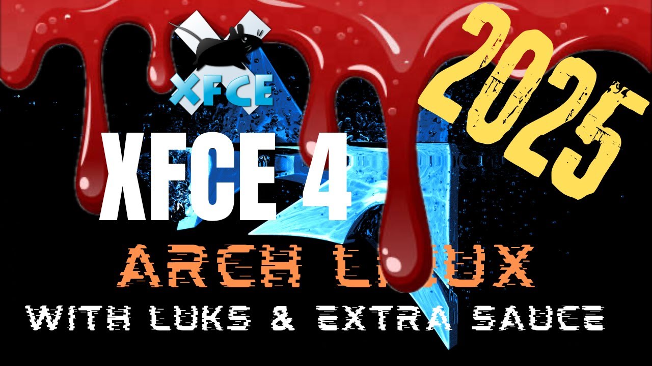 Я установил Xfce 4 на Vanilla Arch Linux