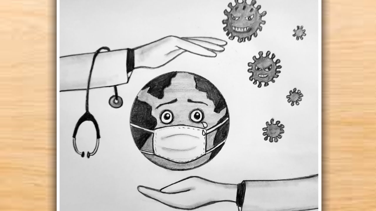 Doctors Day Drawing | World Doctor Day Poster | National Doctor Day Drawing | Doctor's Day Poster