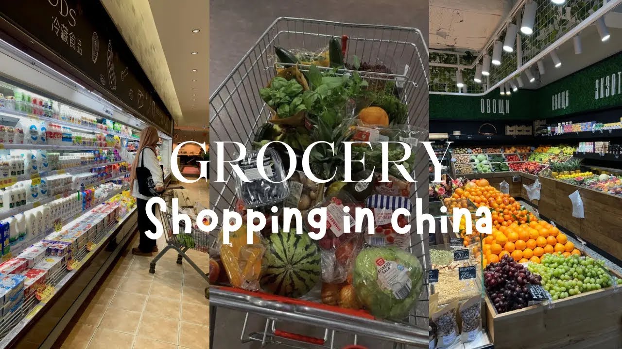Come grocery shopping with me in china🛒 | واش الصين غالية ولا رخيصة🇨🇳 🤷🏽‍♀️