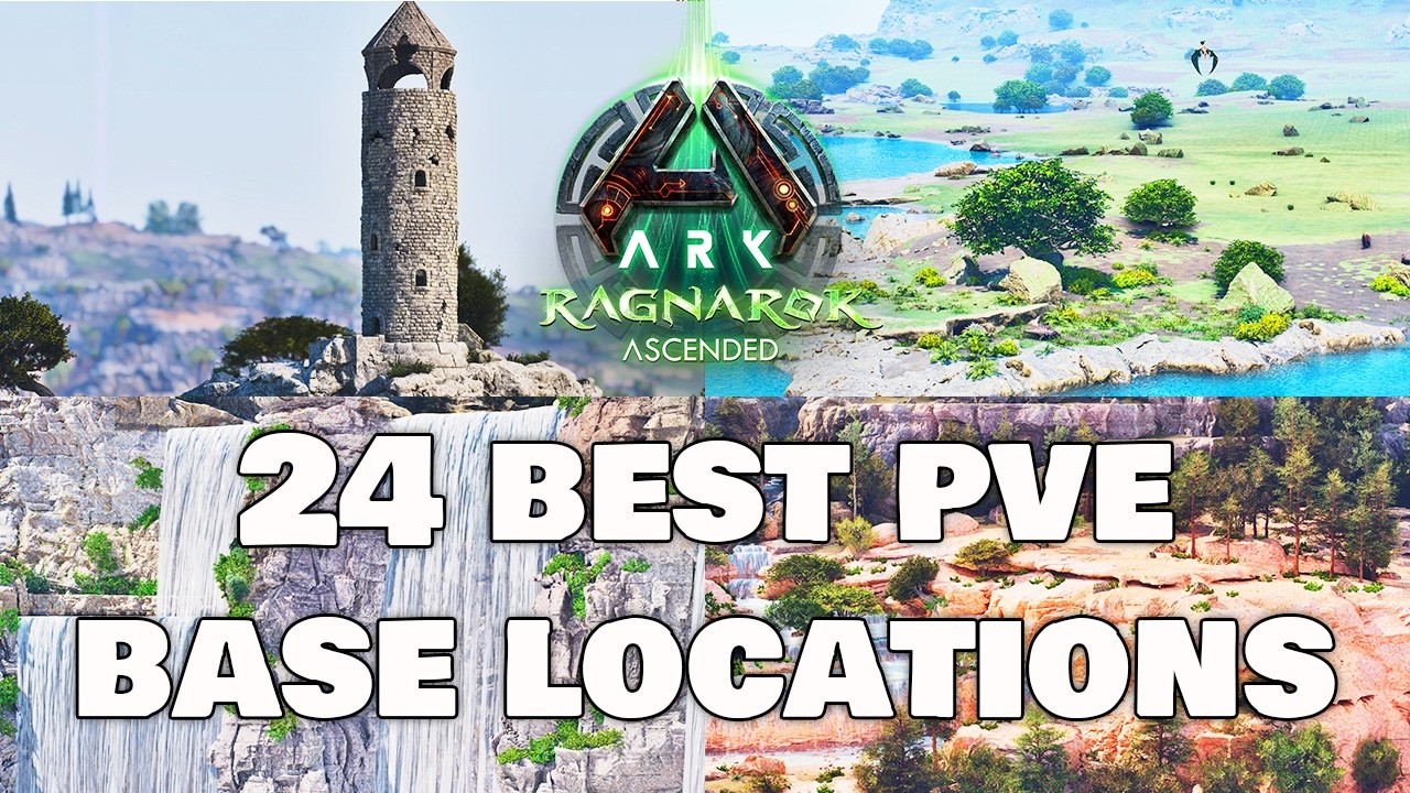 The Best PVE Base Locations for Ragnarok - Ark Survival Ascended.