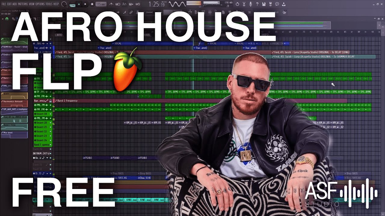 AFRO HOUSE FLP Template + Presets & Vocals | HUGEL Style [FREE]