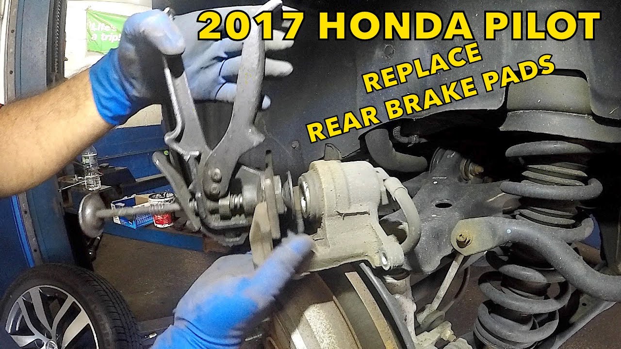 2017 HONDA pilot rear brake pads