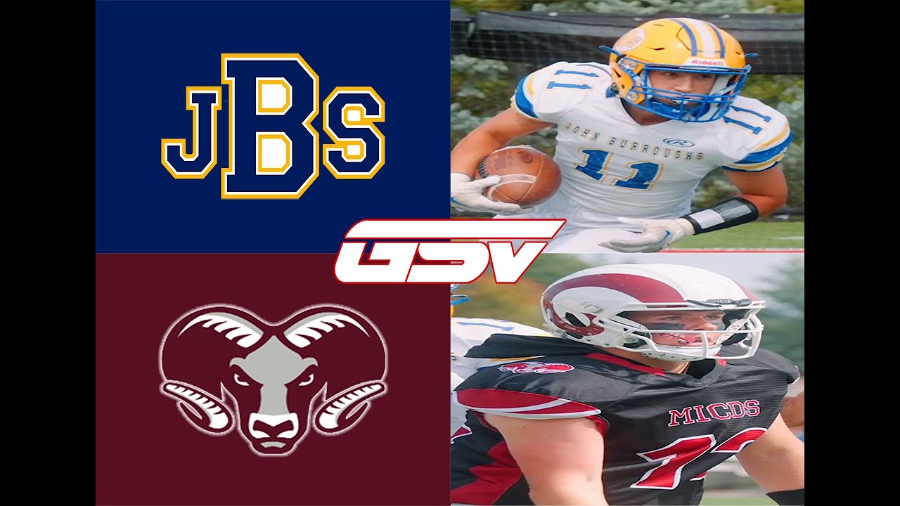 JOHN BURROUGHS VS #7 MICDS HIGHLIGHTS #football