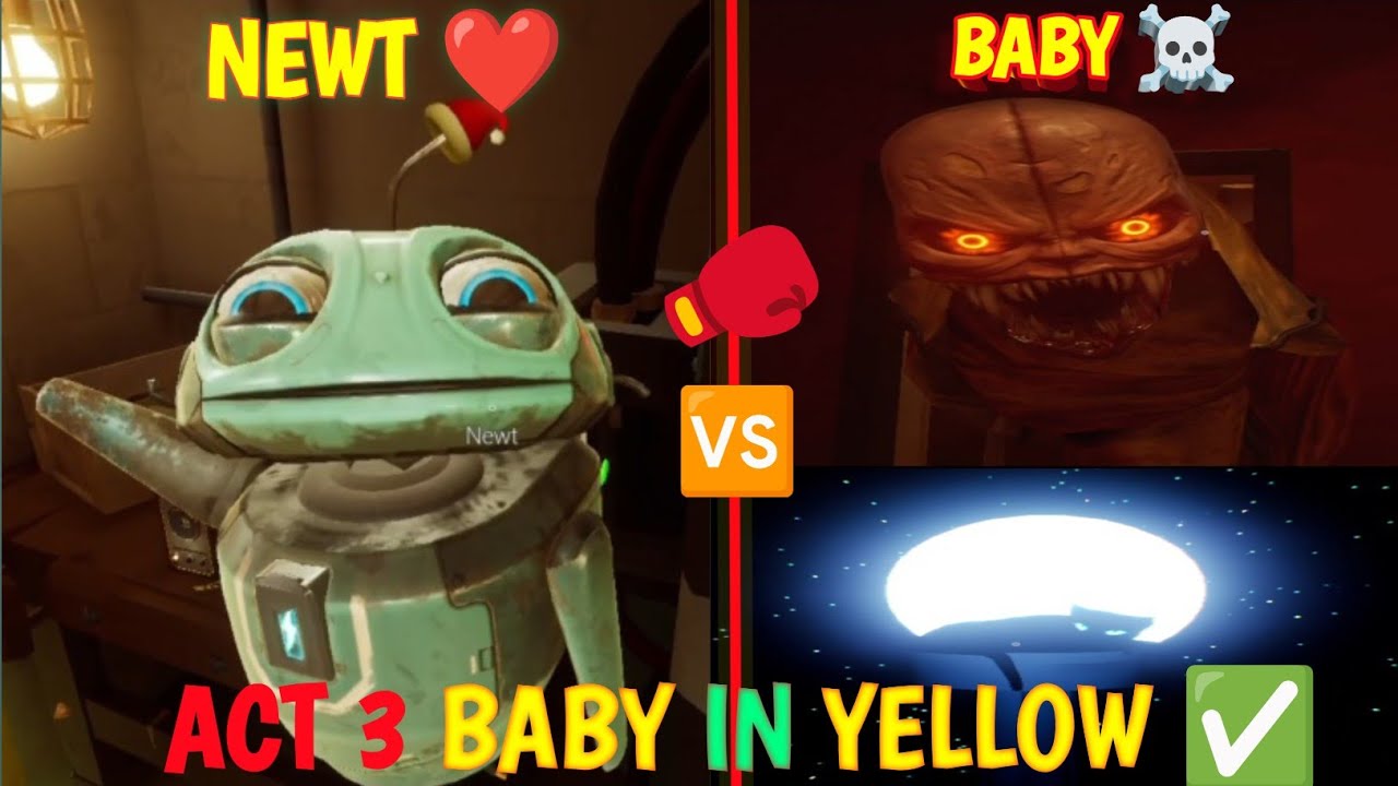 The Baby In Yellow ACT3 Is Pure EVIL! 🐈‍⬛ (Full Update) ll ☠️😰 ll #trending#babyinyellow#scarygames 