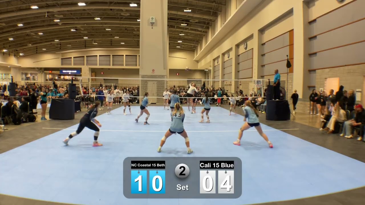 NC Coastal 15 Beth vs Cali 15 Blue  Set 2 Match 1                                          2/15/2026