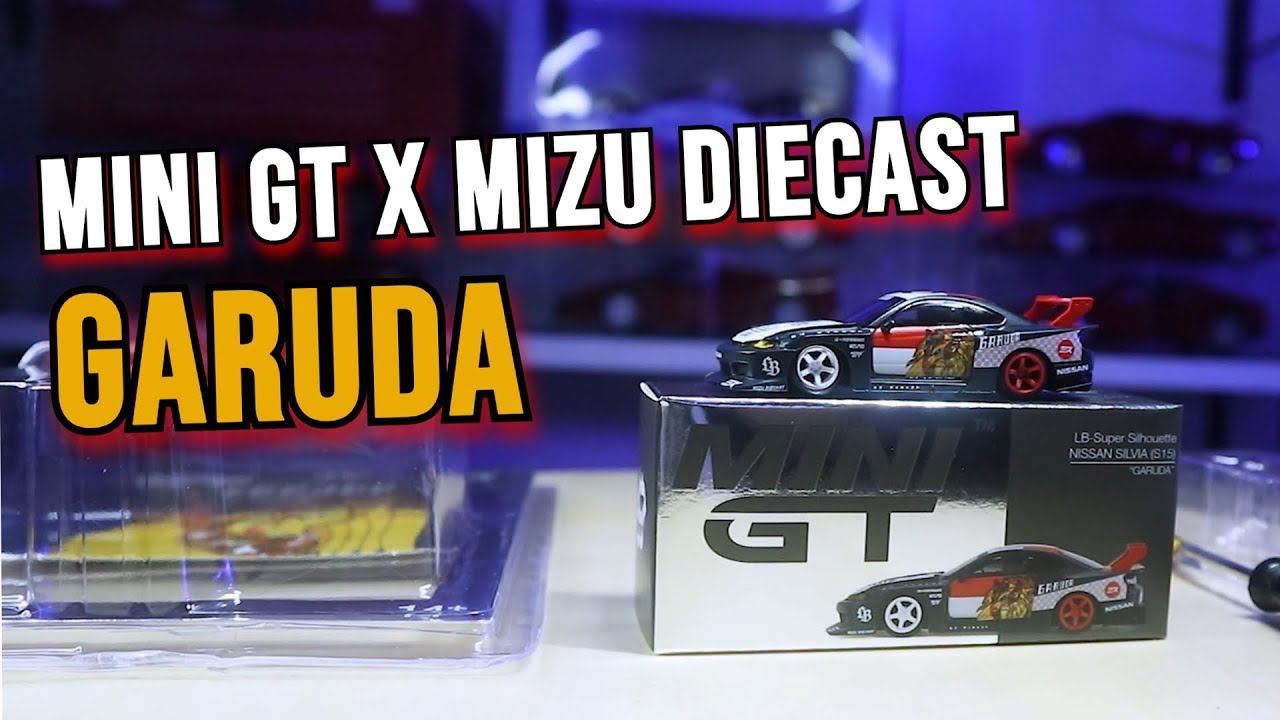 INDONESIA BANGET!!, DIECAST MINI GT x MIZU DIECAST NISSAN S15 SILVIA LB SILHOUETTE GARUDA VERSION