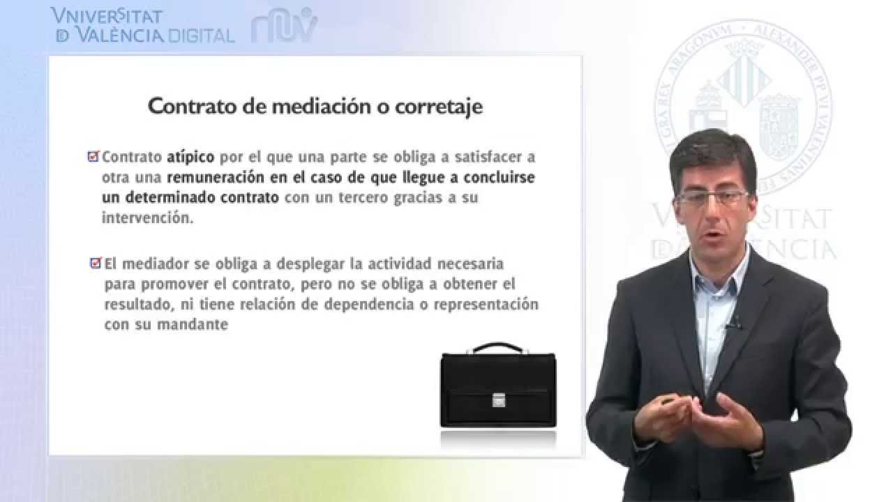 Los contratos de comisión y mediación