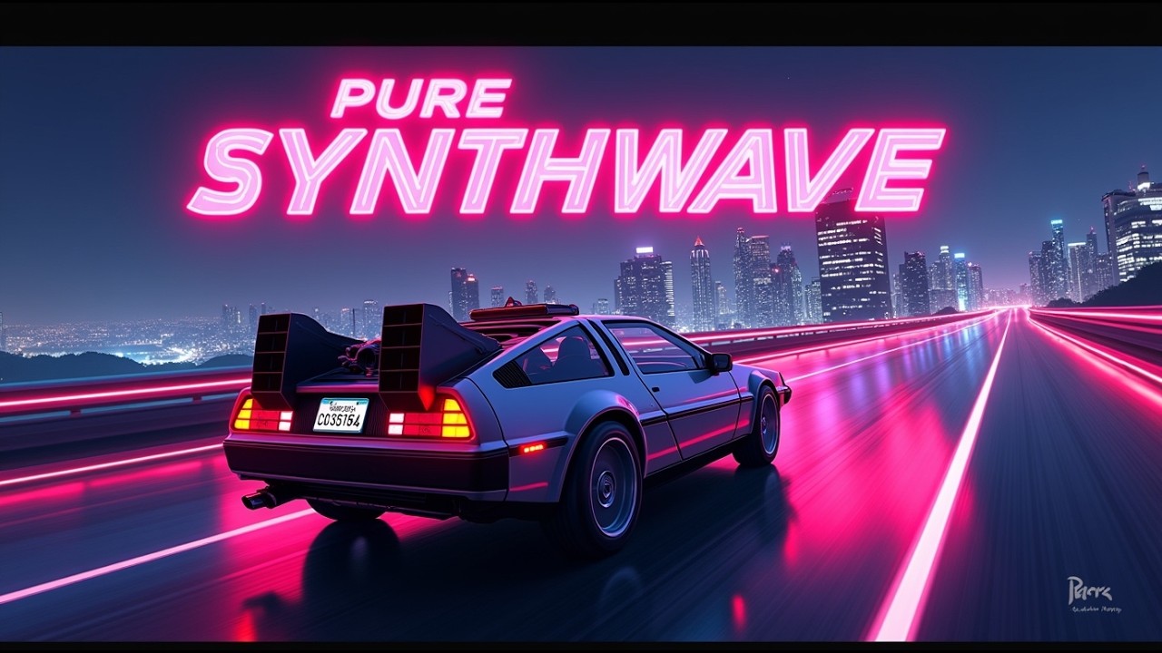 PURE SYNTHWAVE ⚡ Retro Futuristic Mix for Focus, Drive & Nostalgia