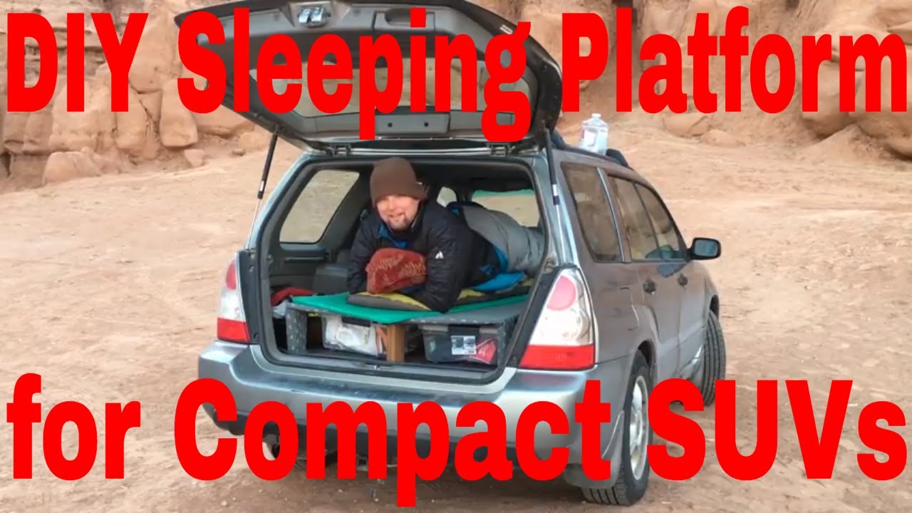 How to build a sleeping platform for a compact SUV on a budget