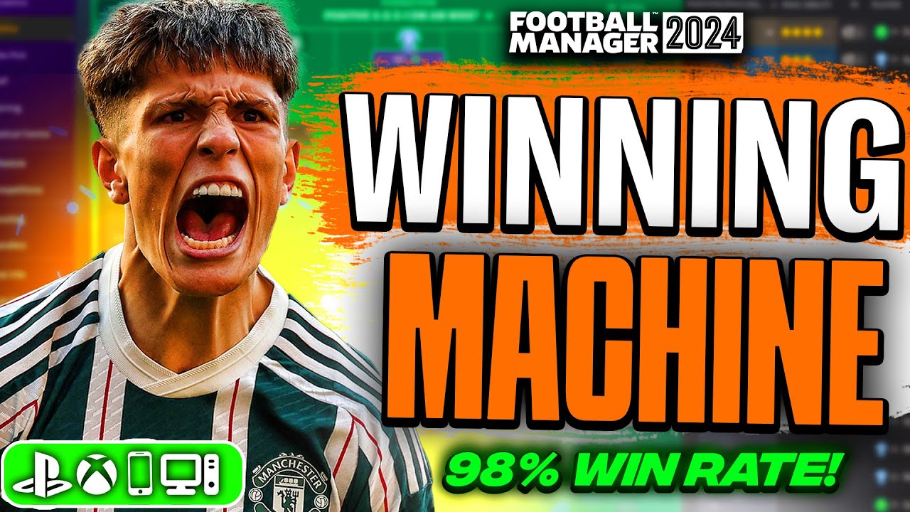 АБСОЛЮТНО выигрышная тактика FM24! (Более 280 голов + 98% побед!)