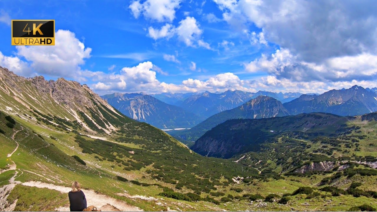 Lachenspitze/Wanderung auf die Landsberger H&uuml;tte in 4k, Juli 2019