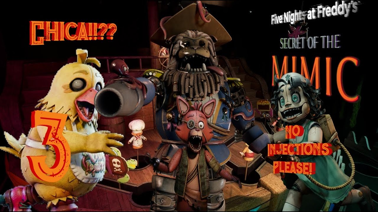 Five Nights at Freddy's Secret of the Mimic Part 3 it's CHICA AND PUPPET FOXY!