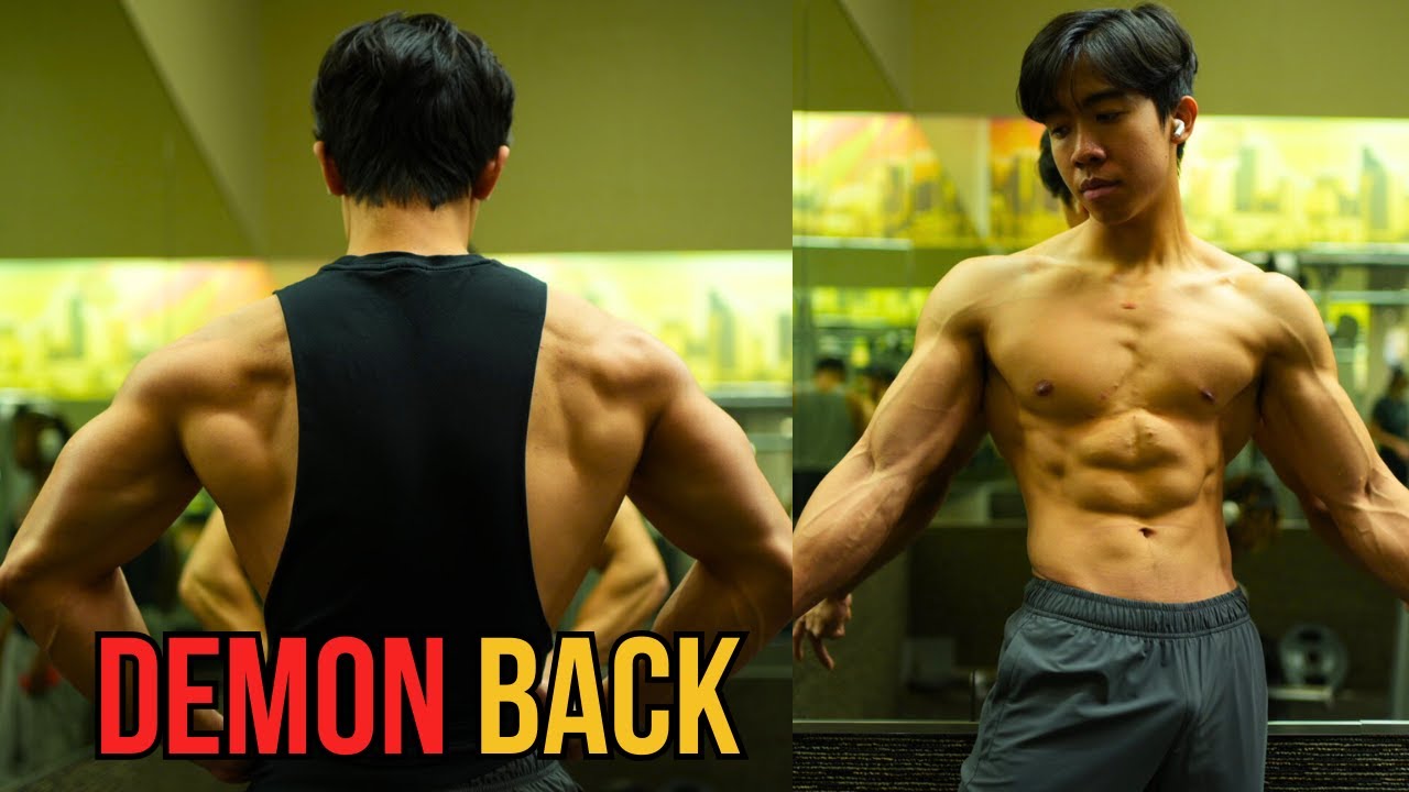The ONLY 3 Back Exercises You NEED to Grow a DEMON BACK (DUMBBELL ONLY)