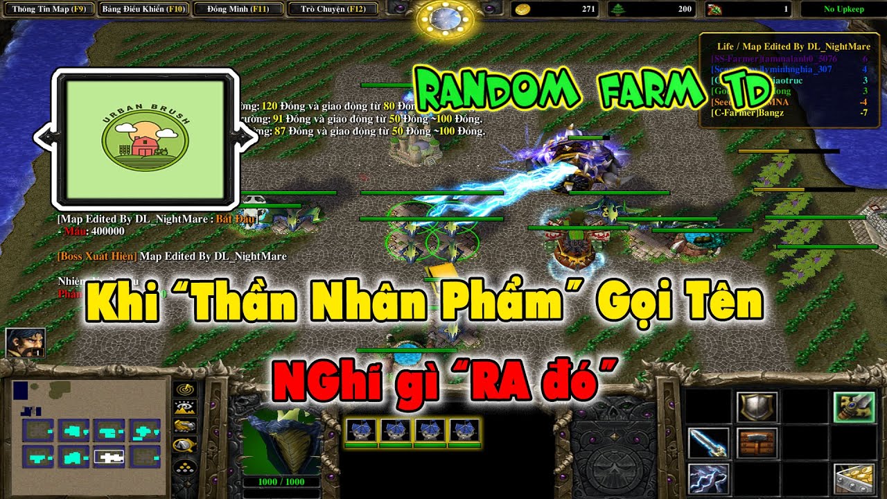 Khi Thần Nhân Phẩm Ghé Thăm | RFTD (Random Farm Tower Defense)