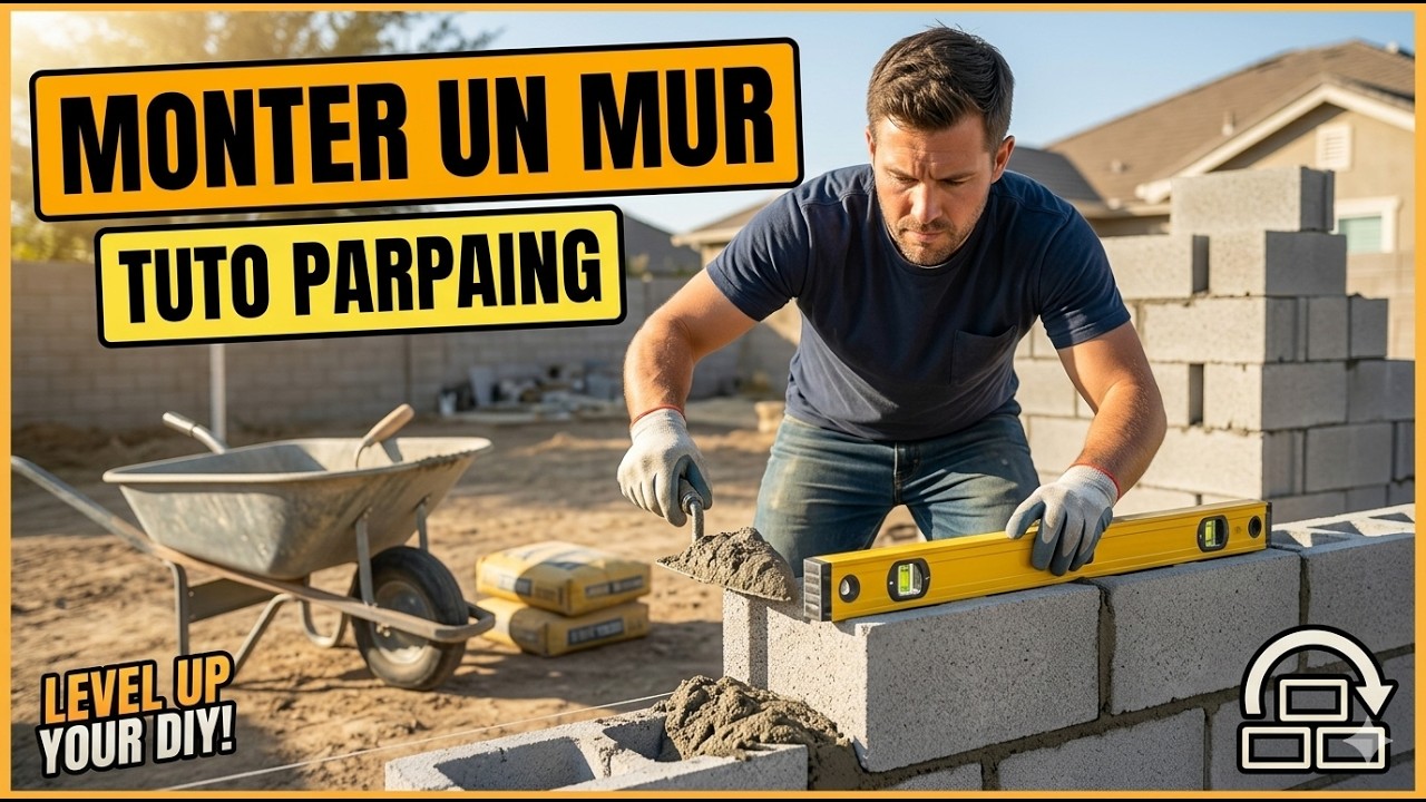 Monter un mur en parpaing facilement 