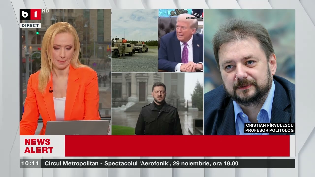 TALK B1 CU ANDREEA MORARU. TRUMP: ZELENSKI NU ARE &Icirc;N M&Acirc;NĂ NICI O CARTE P1
