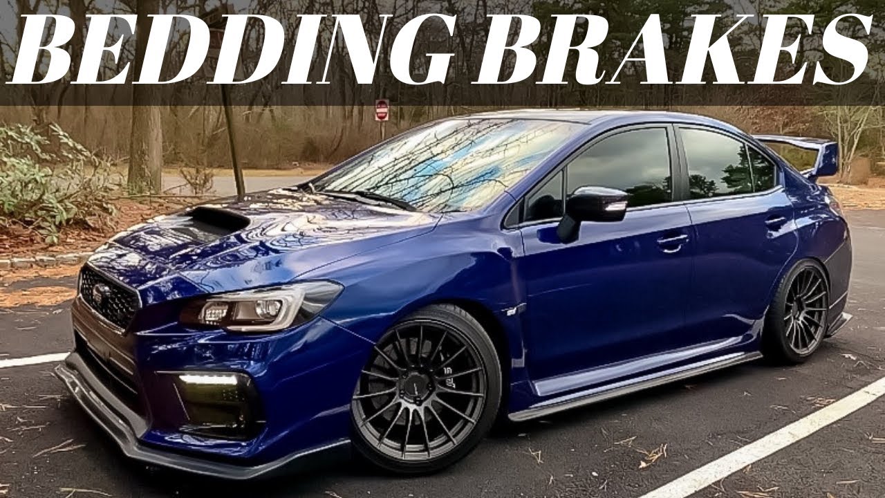 How to PROPERLY Bed Brakes on a Subaru STI