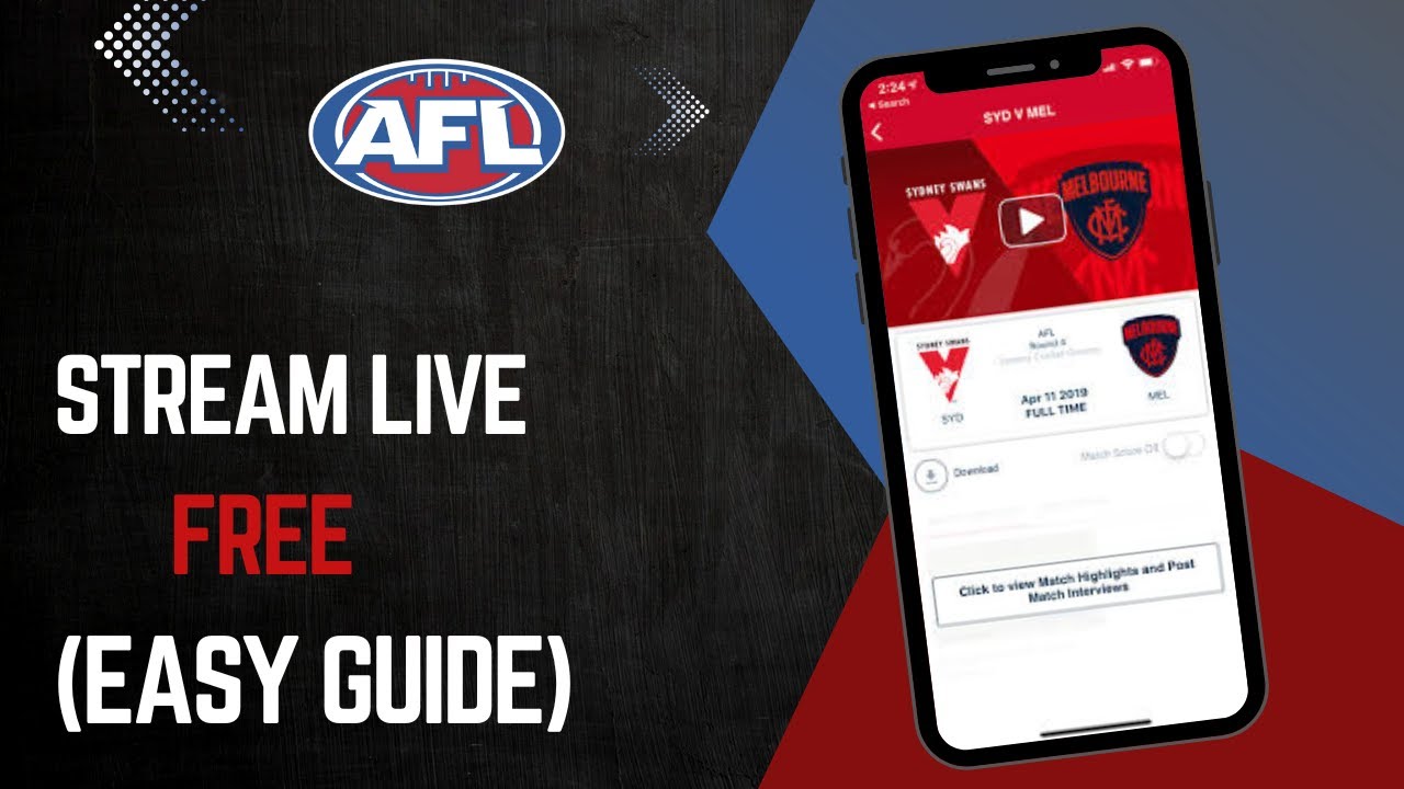 How to watch free live game on AFL