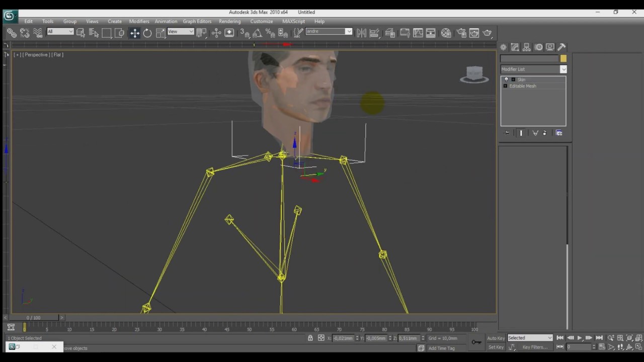 3D MAX GTA SA Смена частей тела скина
